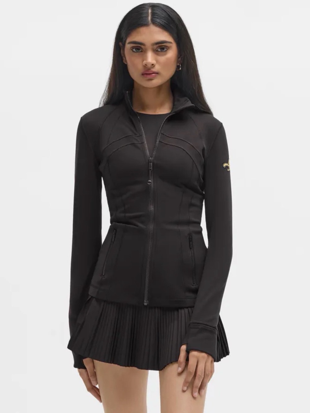 Women's Black Lululemon Saints Jacket